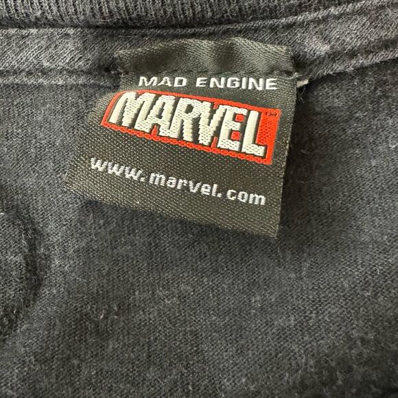 Vintage Spider-Man Black Suit T-Shirt Mad Engine 2004 Mens Size XL - Picture 5 of 9